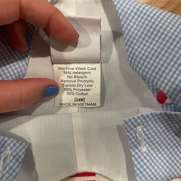 Stichy Fish American Flag Jon Jon Shortall - Size 18 months - Picture 2 of 3